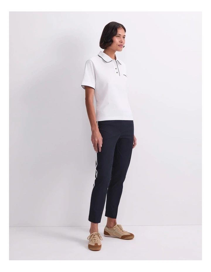 Tara Tipped Pique Polo image 3