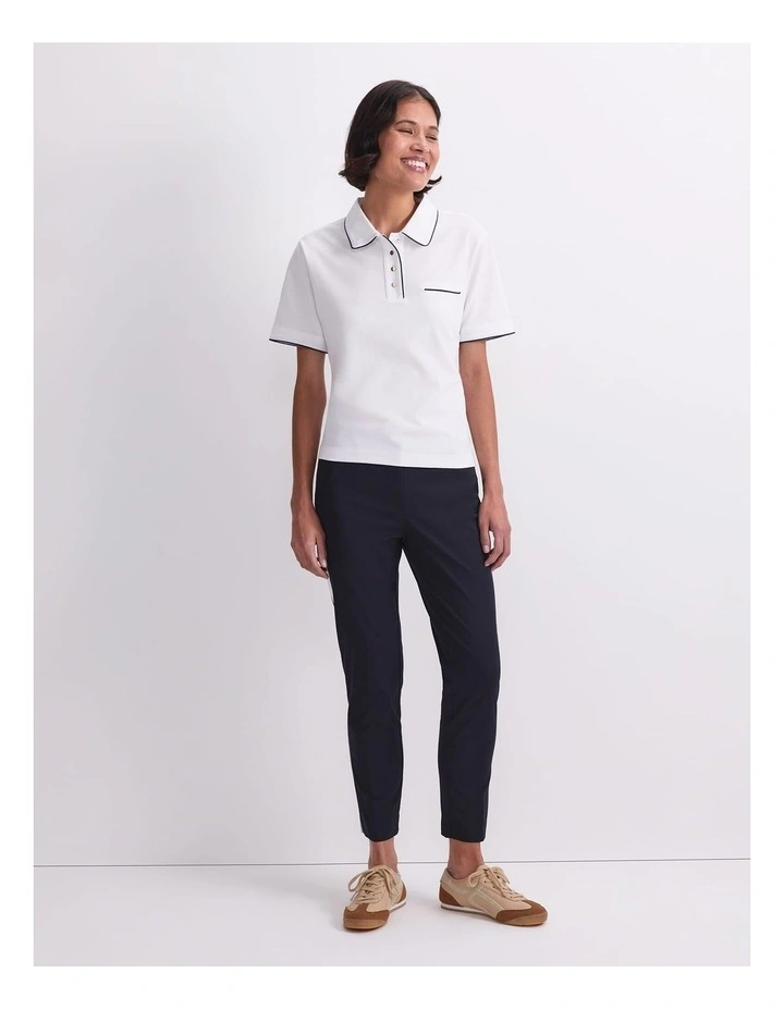 Tara Tipped Pique Polo image 4