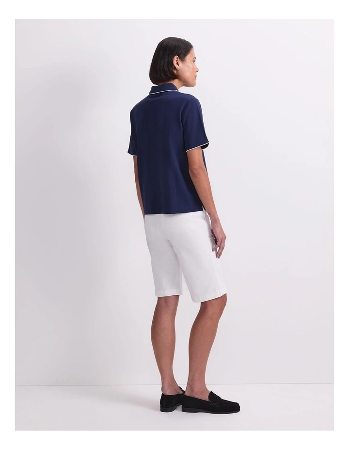 Tara Tipped Pique Polo image 2