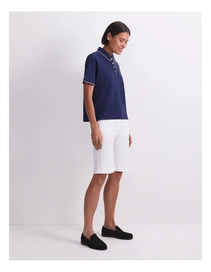 Tara Tipped Pique Polo image 3