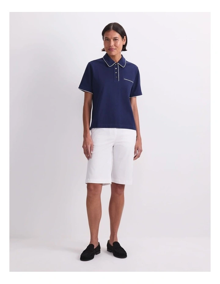 Tara Tipped Pique Polo image 4