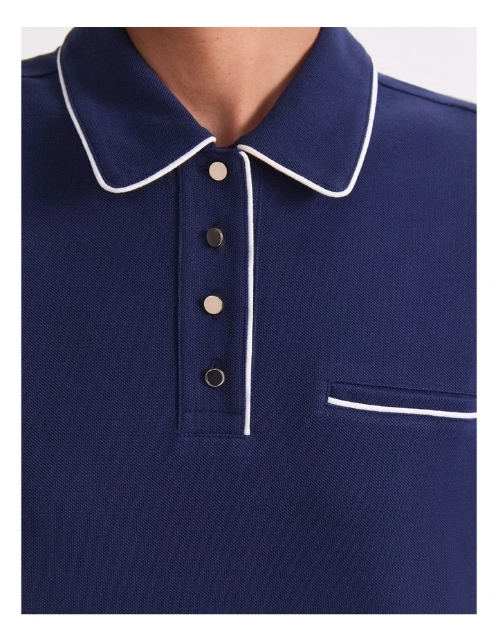 Tara Tipped Pique Polo image 7