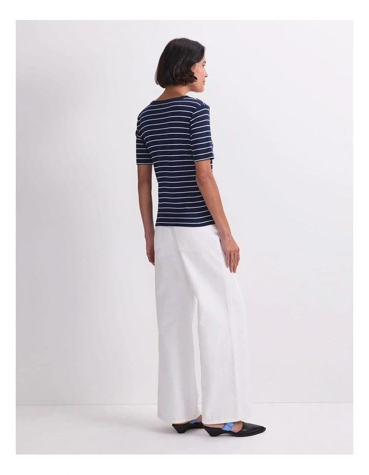 Heidi Stripe Short Sleeve Tee image 2