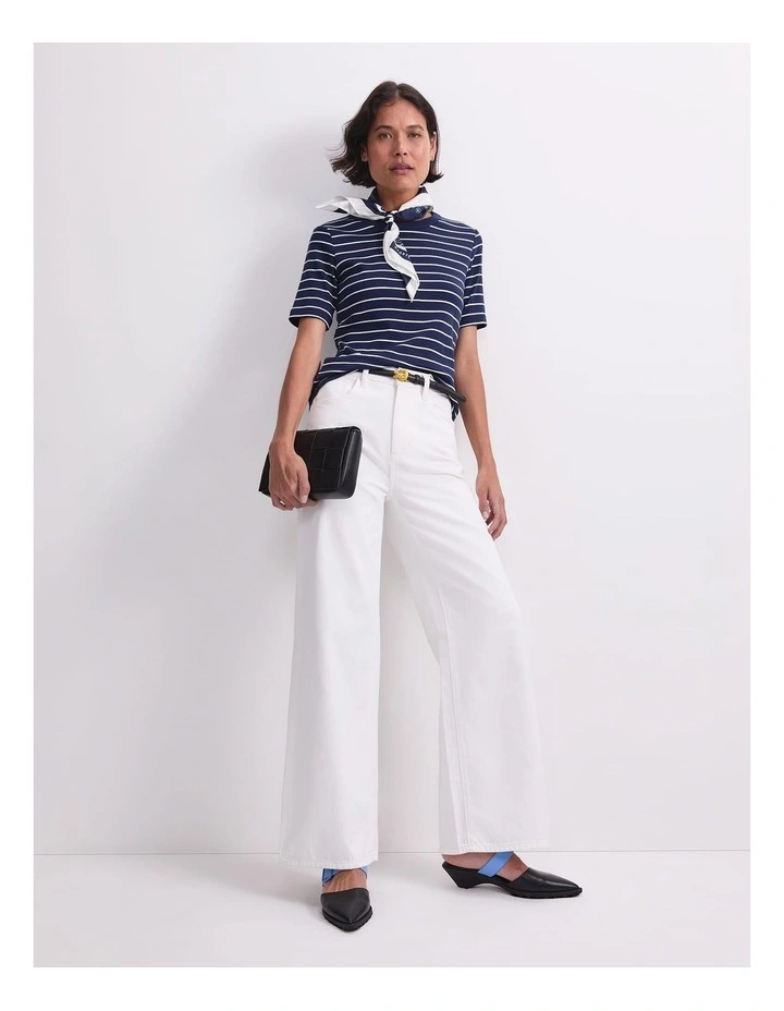 Heidi Stripe Short Sleeve Tee image 5