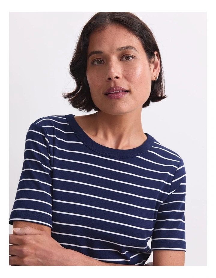 Heidi Stripe Short Sleeve Tee image 6