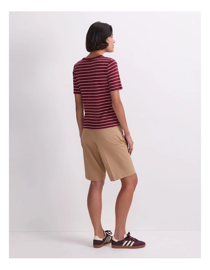 Heidi Stripe Short Sleeve Tee image 2