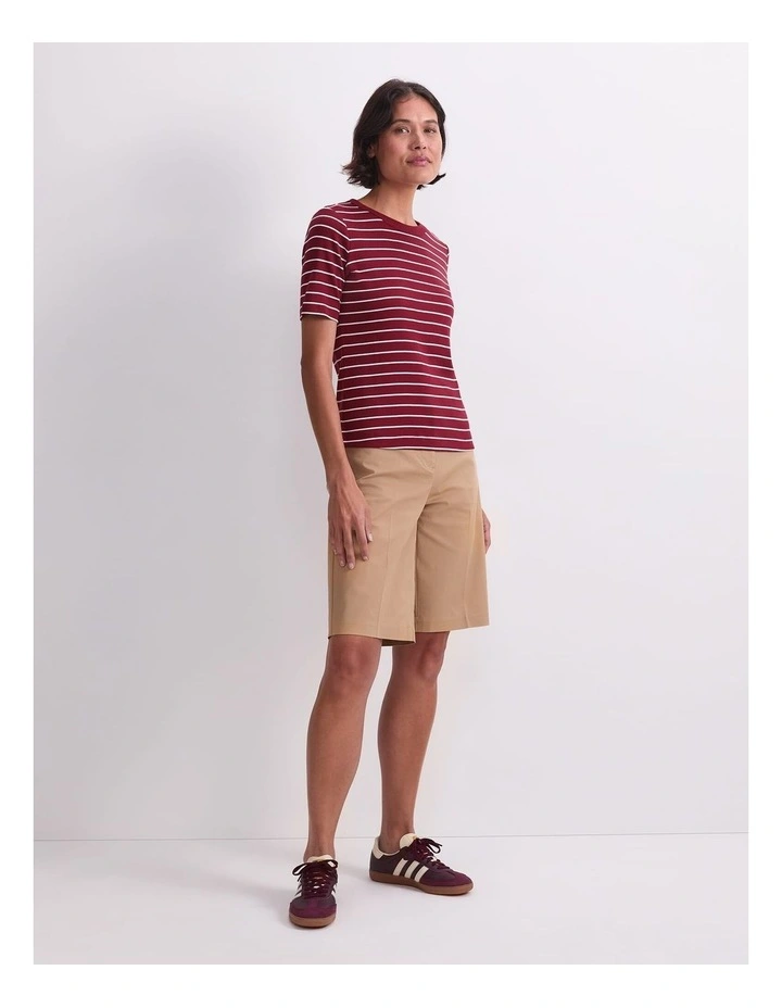 Heidi Stripe Short Sleeve Tee image 3