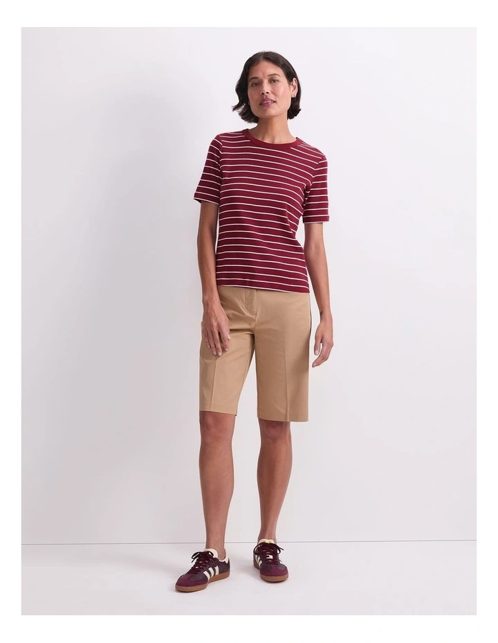 Heidi Stripe Short Sleeve Tee image 4