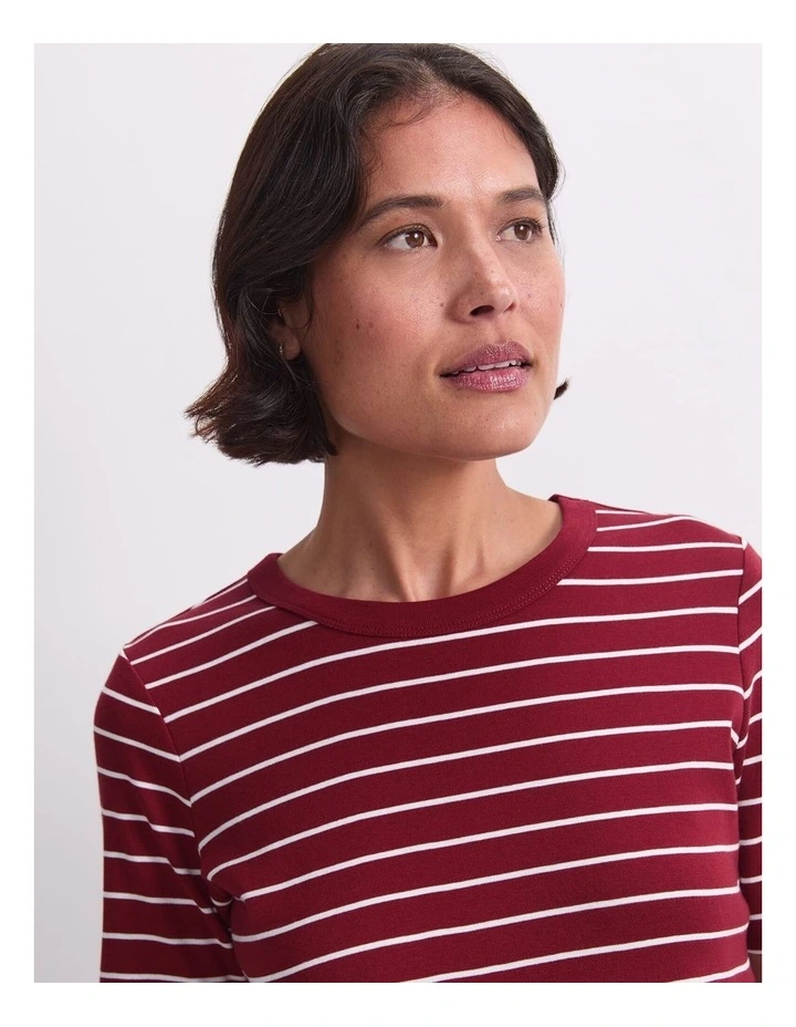Heidi Stripe Short Sleeve Tee image 6
