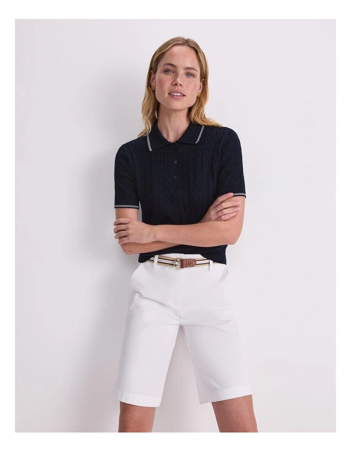 Chiffon Cotton Cable Polo image 5