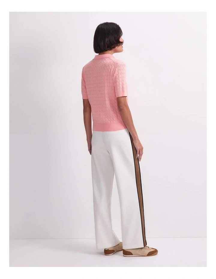Chiffon Cotton Cable Polo image 2