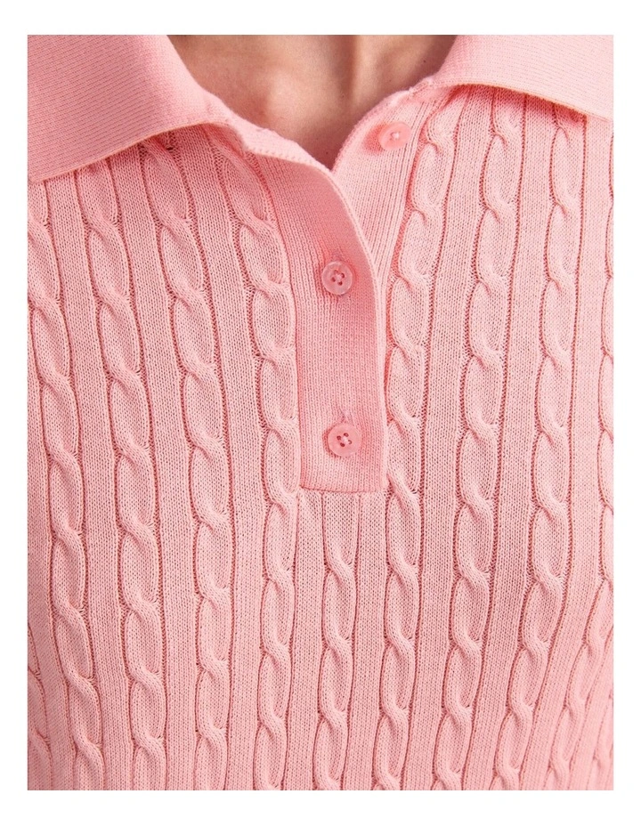 Chiffon Cotton Cable Polo image 7