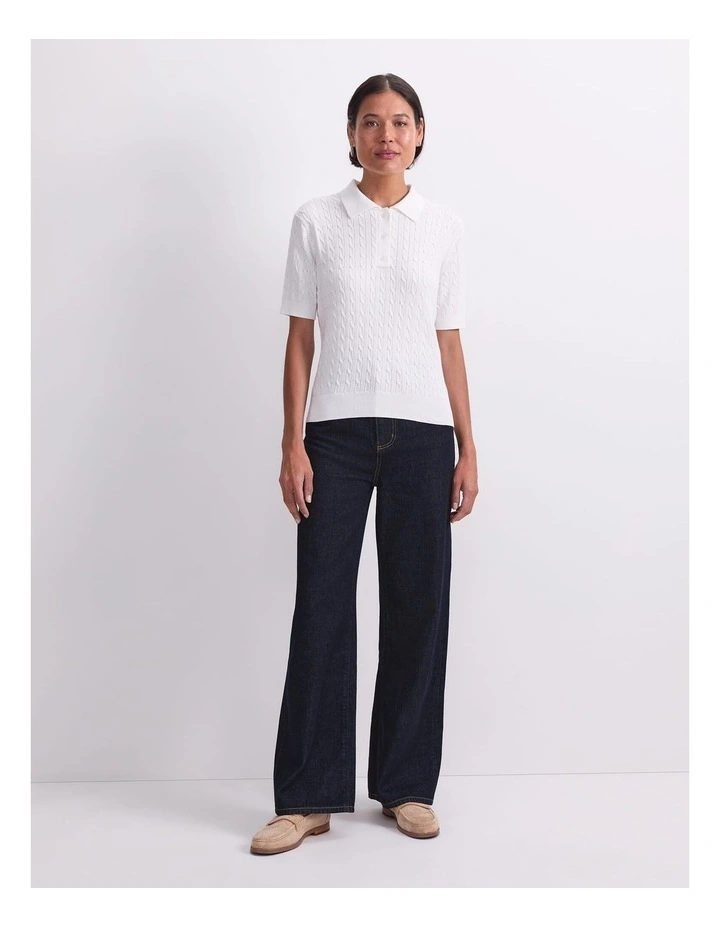 Chiffon Cotton Cable Polo image 4