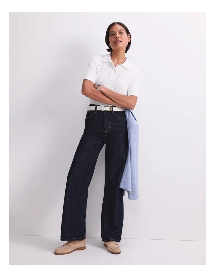 Chiffon Cotton Cable Polo image 5