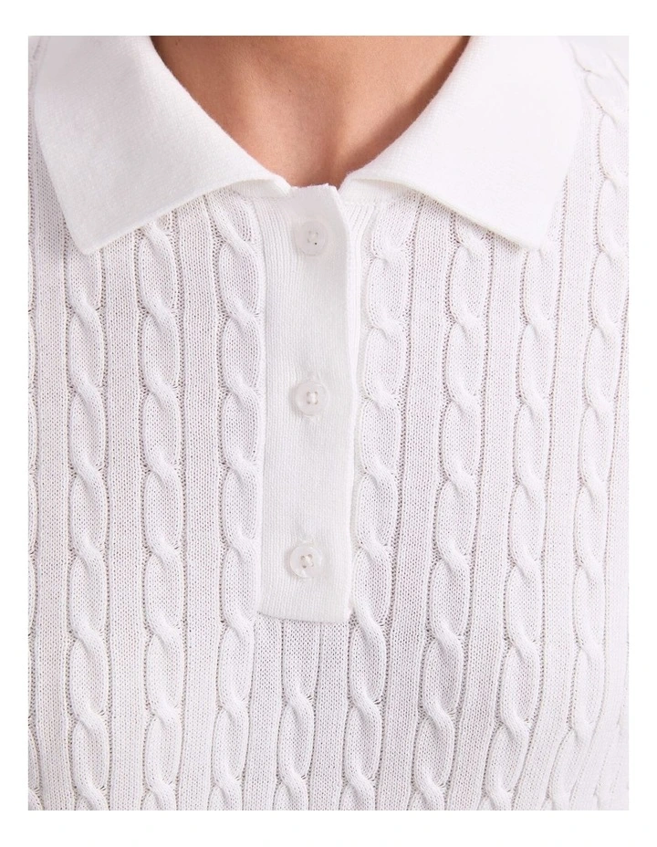 Chiffon Cotton Cable Polo image 7