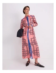 Rhodes Long Sleeve Shirt Dress