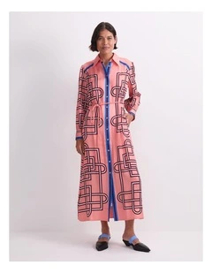 Rhodes Long Sleeve Shirt Dress