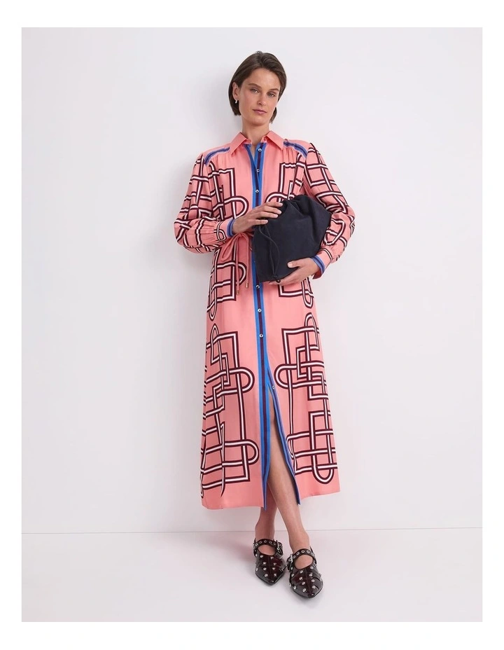 Rhodes Long Sleeve Shirt Dress image 5