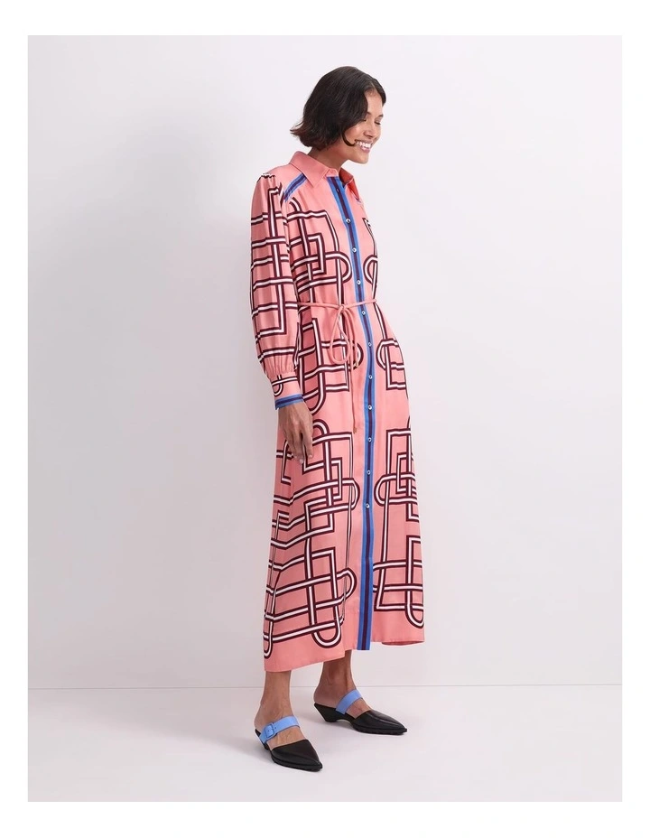 Rhodes Long Sleeve Shirt Dress image 6