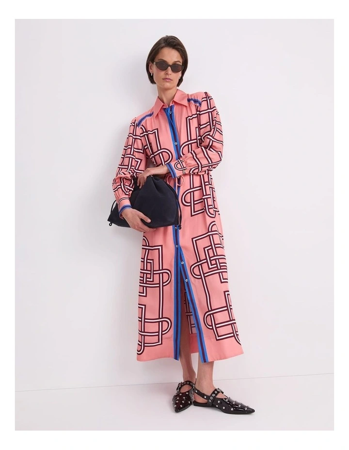 Rhodes Long Sleeve Shirt Dress image 7
