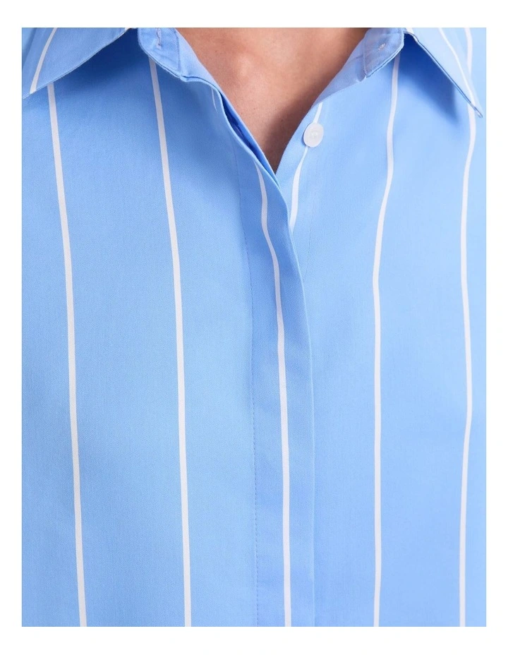 Hannah Stripe Cotton Silk Shirt image 7