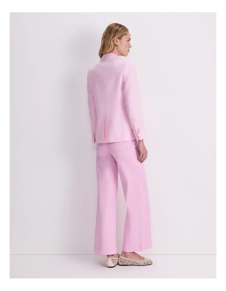 Freya Short Linen Blazer image 2