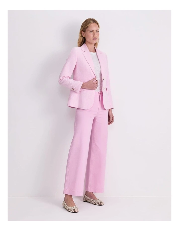 Freya Short Linen Blazer image 3