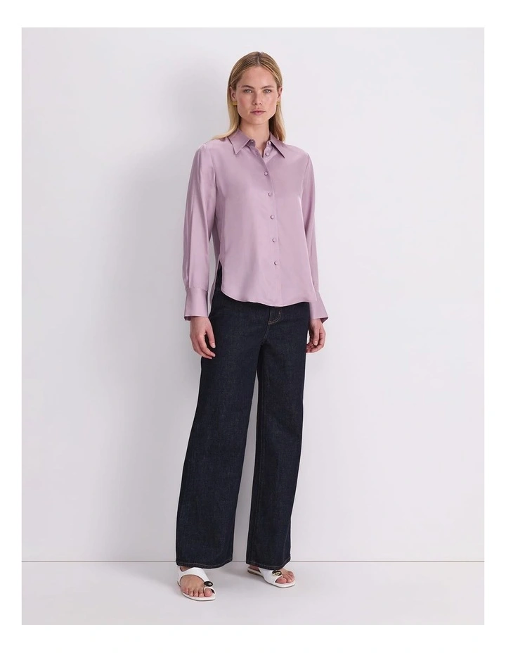 Yara Drape Long Sleeve Shirt image 3