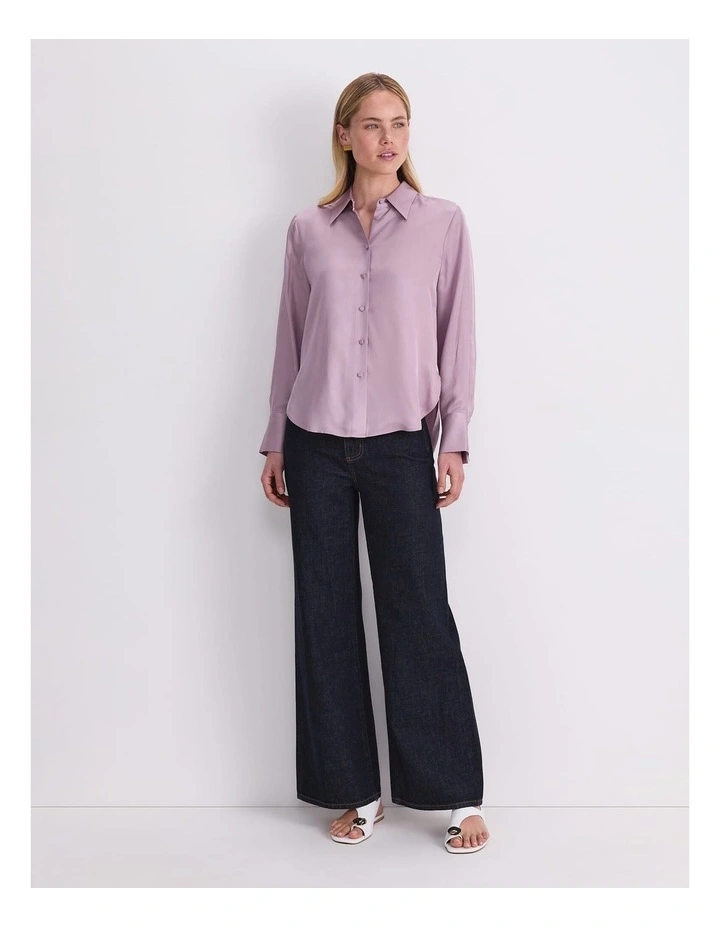 Yara Drape Long Sleeve Shirt image 4