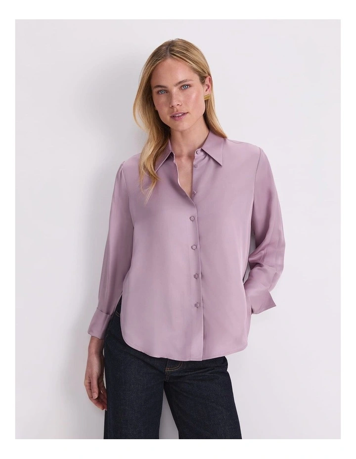 Yara Drape Long Sleeve Shirt image 5