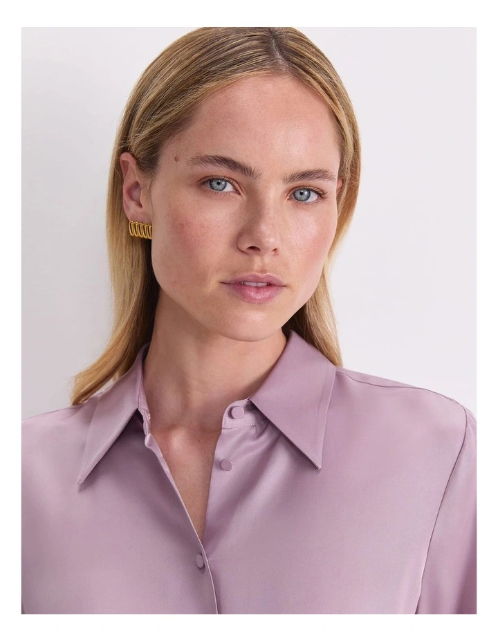Yara Drape Long Sleeve Shirt image 6