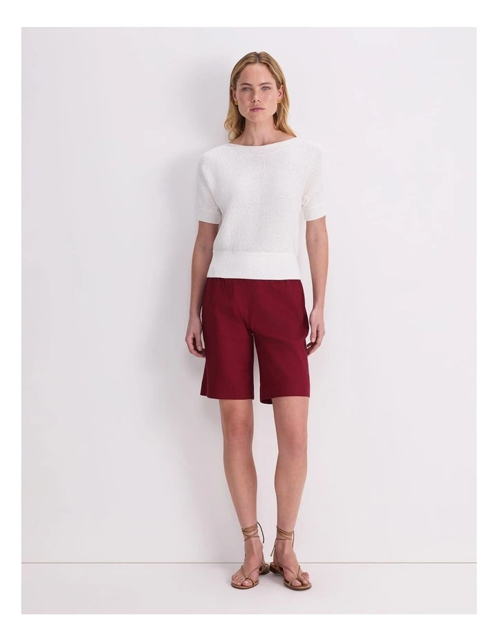 Josie Tape Yarn Batwing Tee image 4