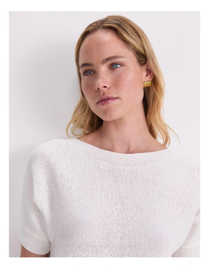 Josie Tape Yarn Batwing Tee image 6