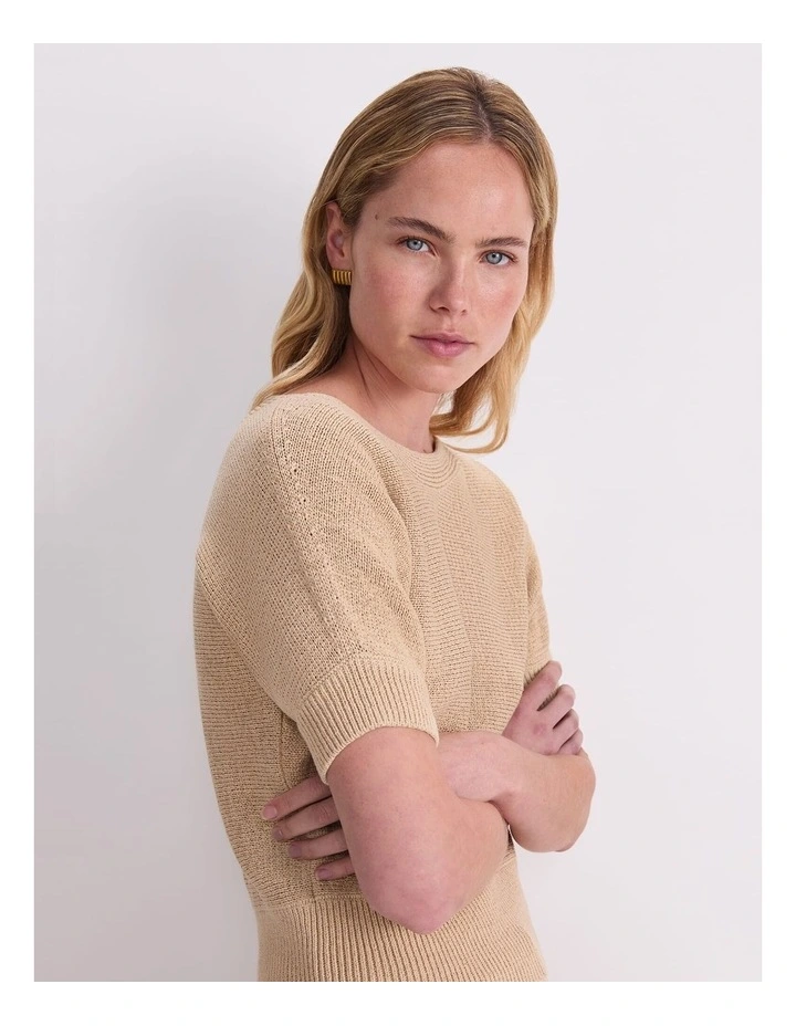 Josie Tape Yarn Batwing Tee image 6