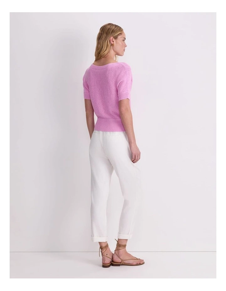 Josie Tape Yarn Batwing Tee image 2
