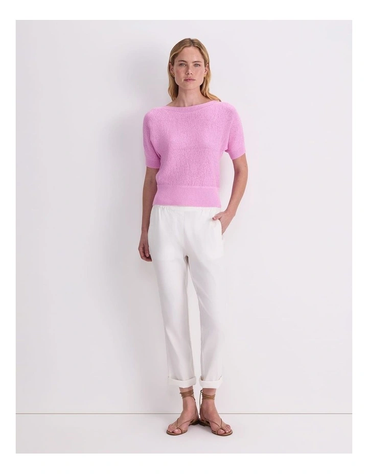 Josie Tape Yarn Batwing Tee image 4