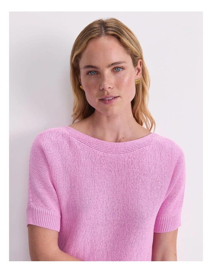 Josie Tape Yarn Batwing Tee image 6
