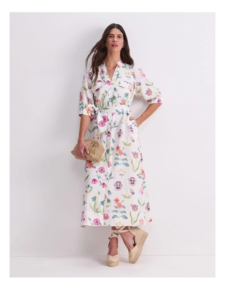 Floral Majesty Liberty Midi Dress image 1