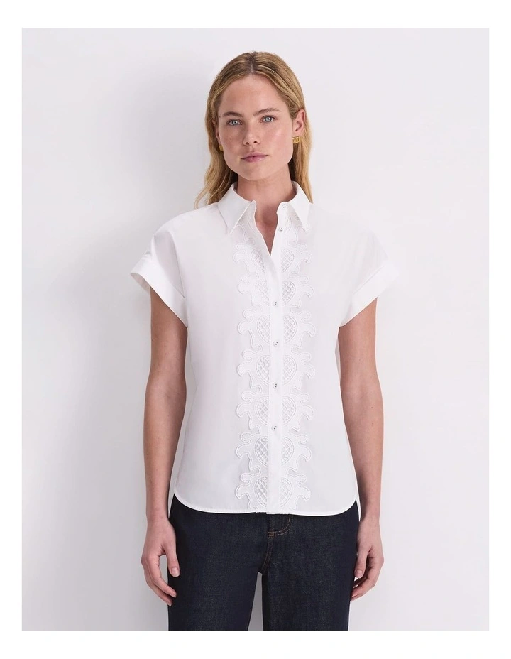 Zelda Lace Trim Shirt image 1