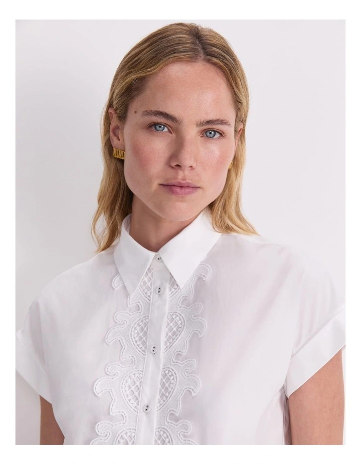 Zelda Lace Trim Shirt image 6