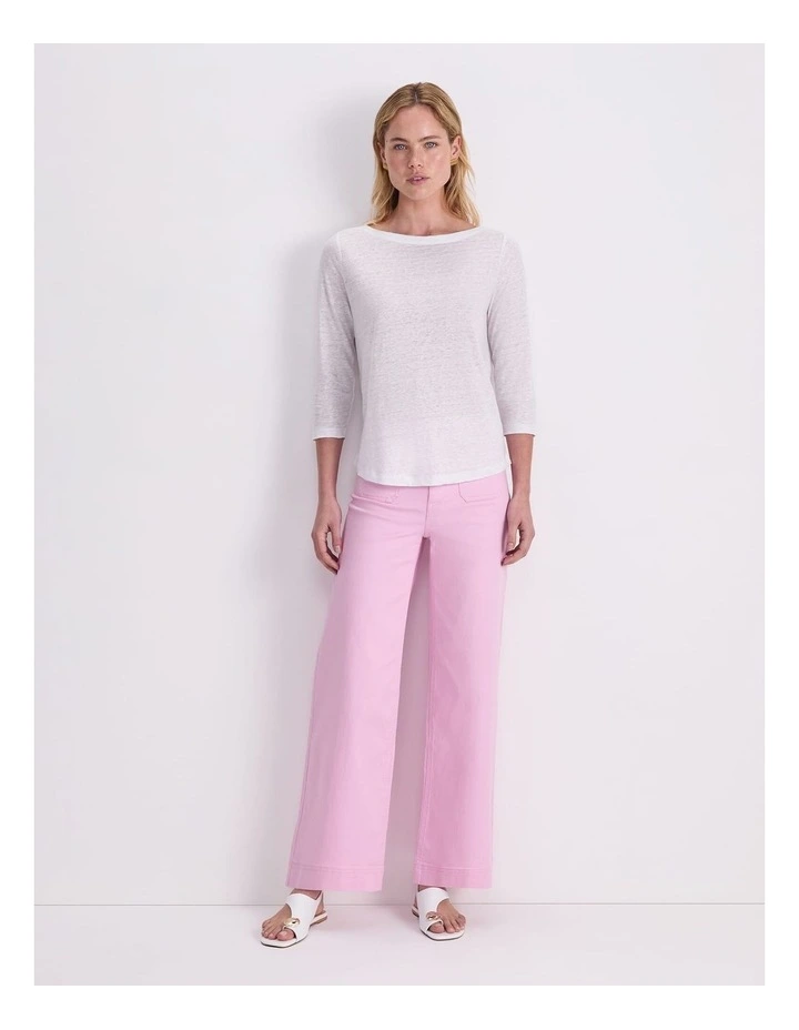 Cecile Folded Linen Top image 4