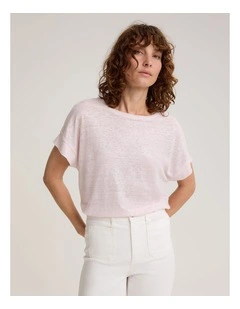 Tonia Foil Linen Tee