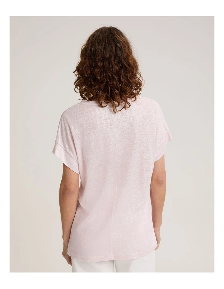 Tonia Foil Linen Tee image 2