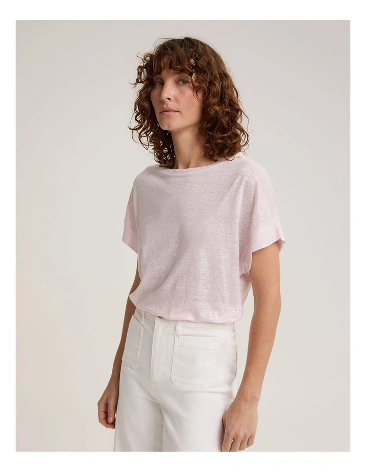 Tonia Foil Linen Tee image 3