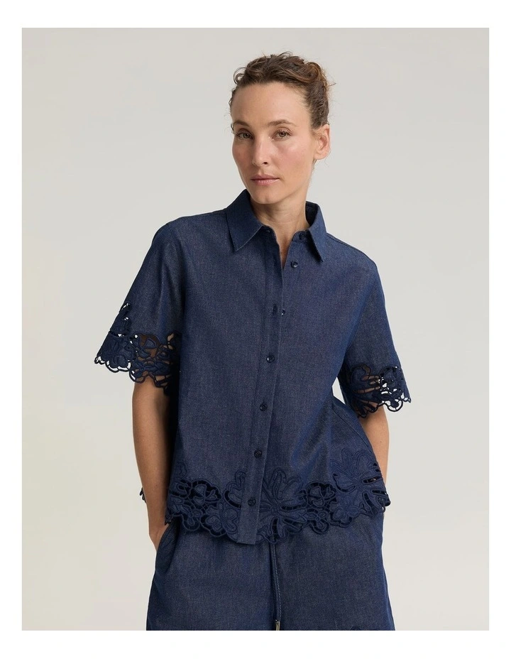 Paloma Cotton Chambray Shirt image 1