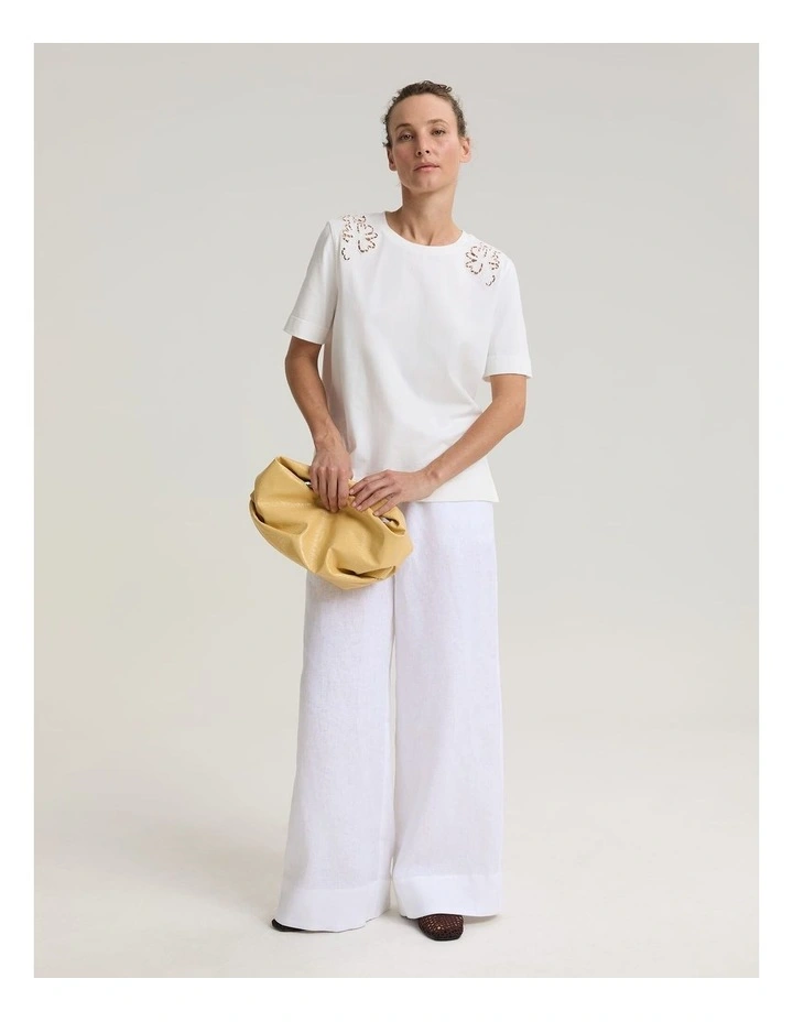 Paloma Cotton Broidery Tee image 3