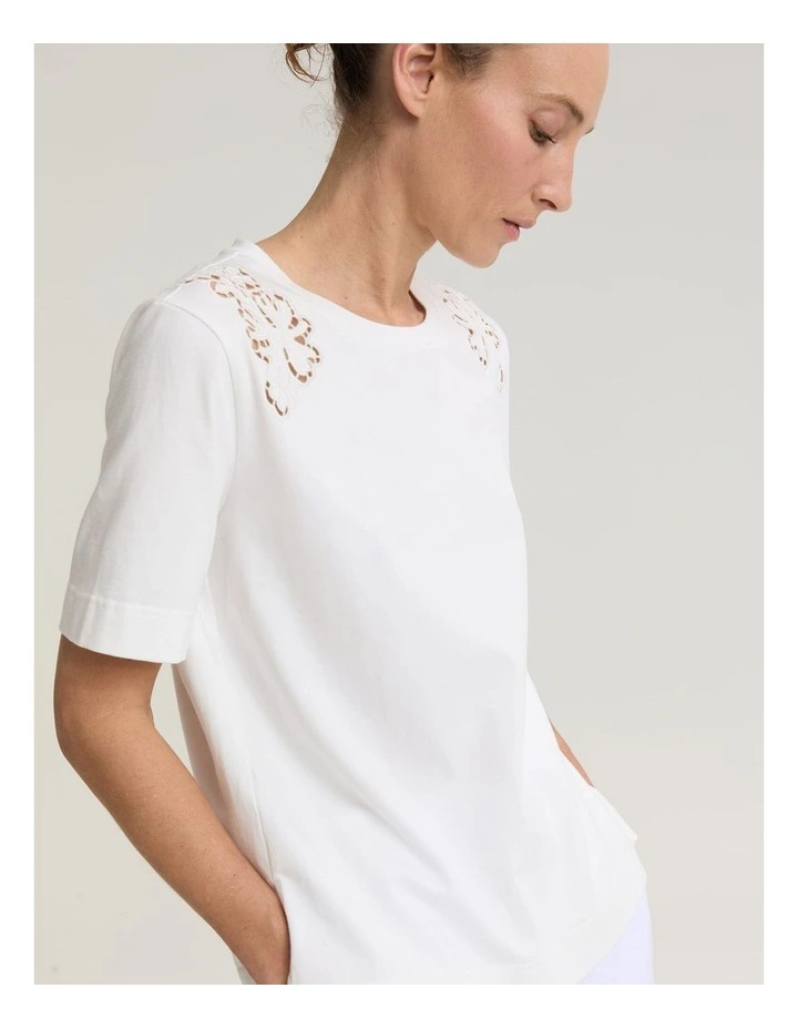 Paloma Cotton Broidery Tee image 4