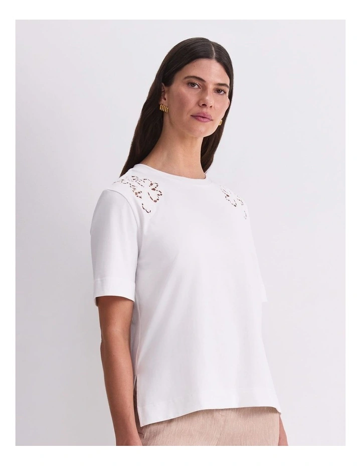 Paloma Cotton Broidery Tee image 4