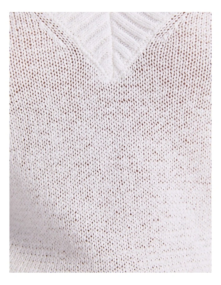 Josie Tape Yarn V-Neck Tank image 6
