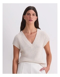 Josie Tape Yarn V-Neck Tank